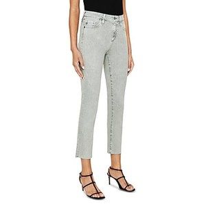 Ag Mari High Rise Cropped Slim Straight Jeans